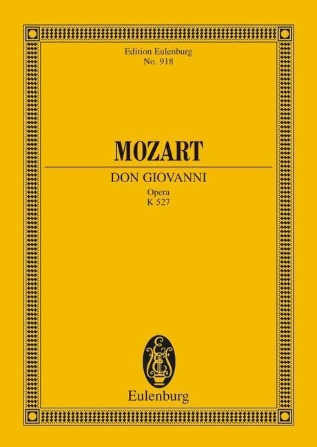 Mozart: Don Giovanni KV 527 (Study Score) published by Eulenburg